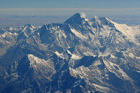Aerial view of Mount Everest