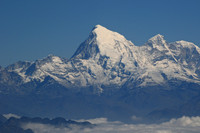 Aerial view of Jomolhari