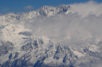 Aerial view of Kangchenjunga