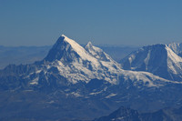 Aerial view of Jomolhari