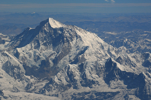 Aerial view of Makalu