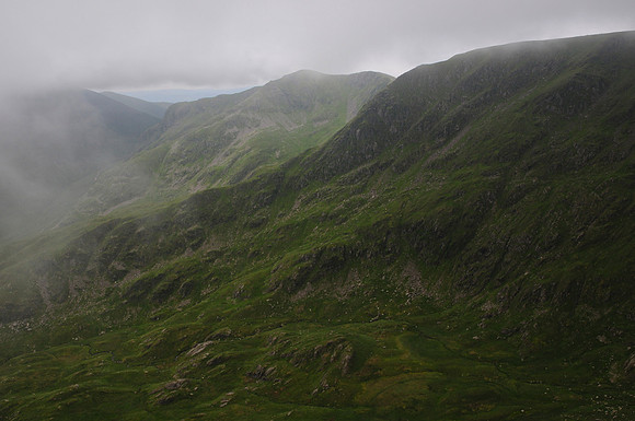 Nethermost Pike from Striding Edge on Helvellyn, Lake District National Park
