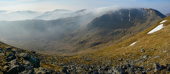 Fairfield from St. Sunday Crag's southwest ridge, Lake District National Park