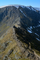 Helvellyn from Striding Edge, Lake District National Park