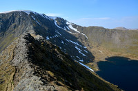 Helvellyn from Striding Edge, Lake District National Park