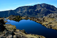 Pillar from the summit tarn on Haystacks, Lake District National Park