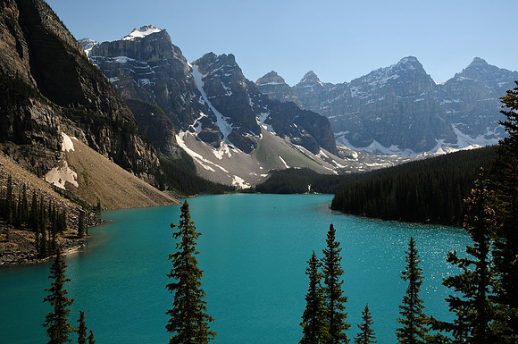 Moraine Lake and the Valley of the Ten Peaks