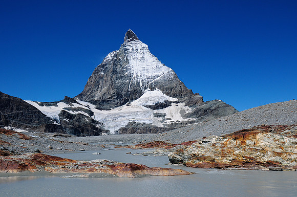 The east face of the Matterhorn