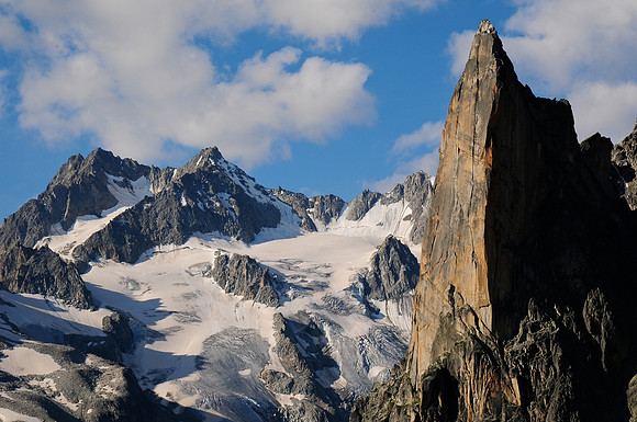 Le Portalet and the Glacier de Saleina