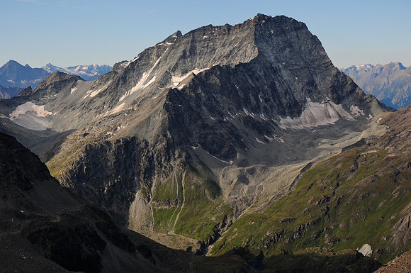 Mont Gelé, from the Col de Lire Rose