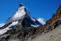 The northeast ridge of the Matterhorn (the standard route)