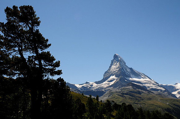 The Matterhorn from above the Riffelalp station
