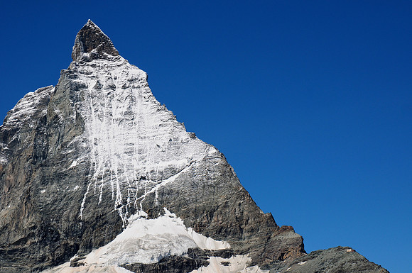 The northeast ridge of the Matterhorn (the standard route)