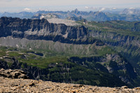 Les Rochers des Fiz seen from Le Buet