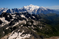 Mont Blanc seen from Le Buet