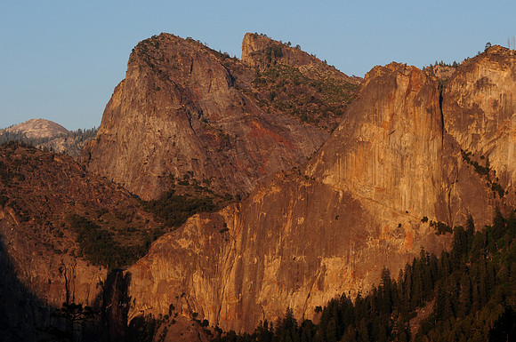 Cathedral Rocks and the Leaning Tower, Yosemite National Park