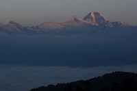 Sunrise from Jili Dzong, Druk Path Trek