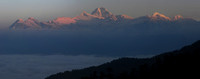 Sunrise from Jili Dzong, Druk Path Trek