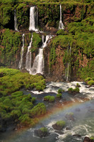 Waterfalls on the Argentinian side, from the Brazilian viewing platform