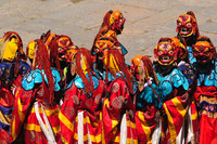 Masked dancers