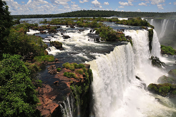 Salto Floriano, from the Brazilian observation tower