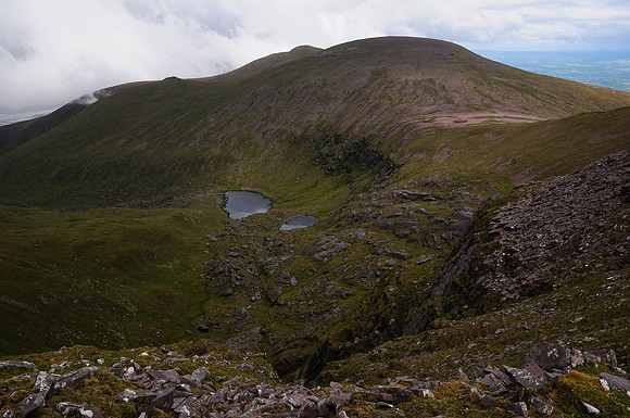 Baurtregaum from Caherconree, Slieve Mish Mountains, County Kerry