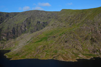 Teermoyle Mountain and Coomreagh above Comasaharn Lake, County Kerry