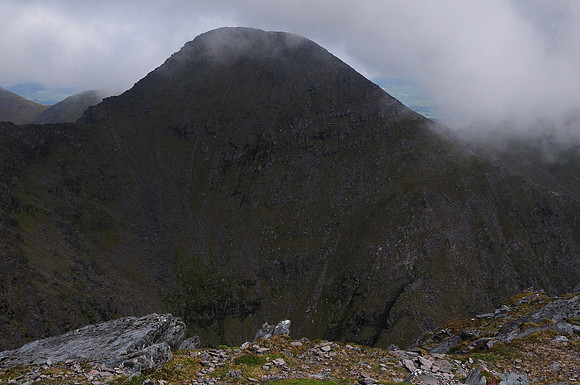 Beenkeragh from the summit of Carrauntoohil, MacGillycuddy's Reeks, County Kerry