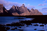 Tombstone Mountain from Talus Lake