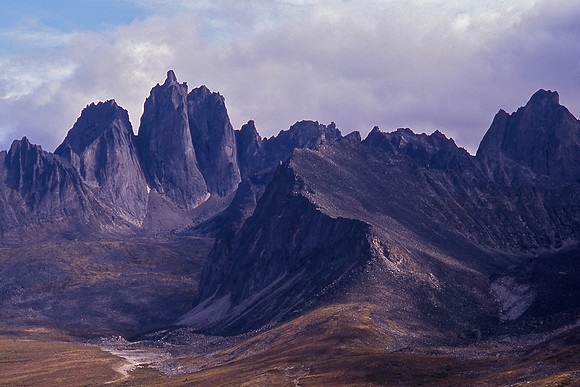 Mount Monolith from Tombstone Mountain