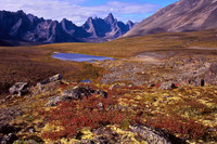 Tombstone Mountain and the Tombstone River Valley