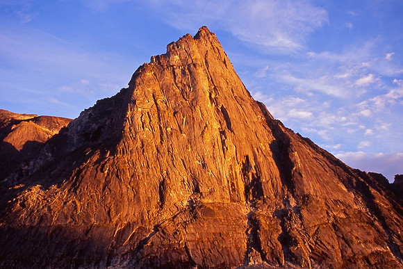 Unnamed peak just east of Tombstone Mountain