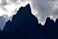 The Aiguille Noire de Peuterey from Val Ferret
