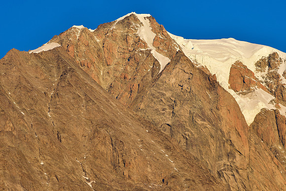 Sunrise on Monte Bianco from Entrèves