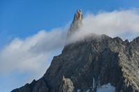 The Dent du Géant from the summit of Punta Helbronner