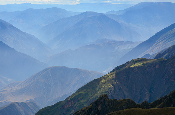 Looking northwest from above Huiscash
