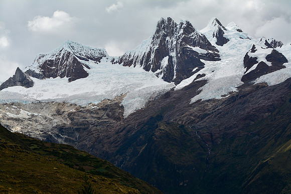 Pucajirca from above Jancapampa