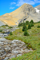 The headwaters of Cataract Creek below Cataract Pass