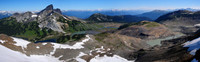 The Black Tusk and the Cinder Cone from Panorama Ridge
