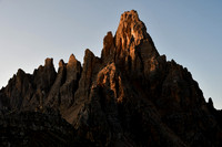 Sunrise on Monte Paterno from RIfugio Locatelli