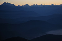 Sunrise over the Himalaya, from Nagarkot