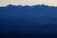 Sunrise over the Himalaya, from Nagarkot