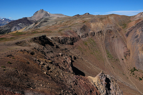 Looking north along Sheba Ridge toward Mount Sheba