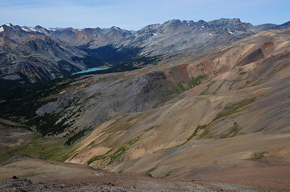 Warner Lake and the Warner Creek valley from Sheba Ridge