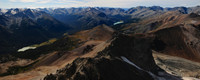 Trigger Lake, Warner Lake and the Sheba Ridge from the summit of Mount Sheba