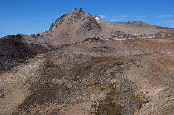 Looking north along Sheba Ridge toward Mount Sheba