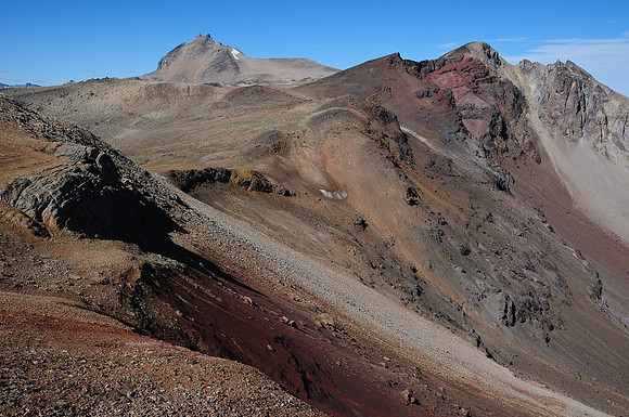 Looking north along Sheba Ridge toward Mount Sheba