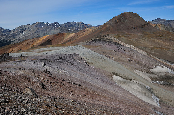 Looking north along Sheba Ridge