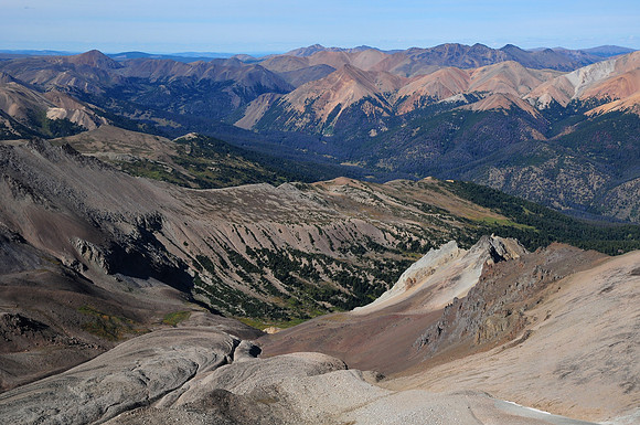 Looking north from the summit of Mount Sheba