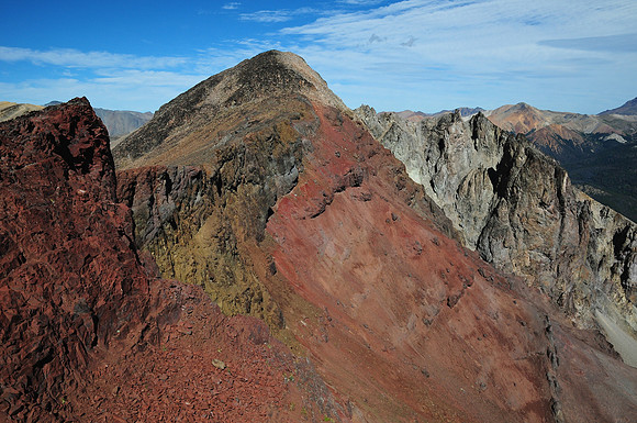 Looking north along Sheba Ridge